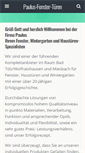 Mobile Screenshot of paulus-fenster-tueren.de